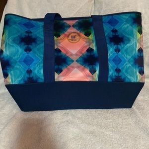 ROXY Diamond Design Print Big Tote Bag​​